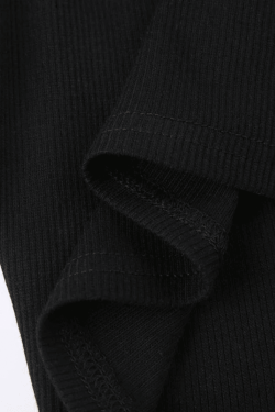 Style Core Aesthetics, New Style Trends - Dragonfly Print Ribbed Cropped Tank Top