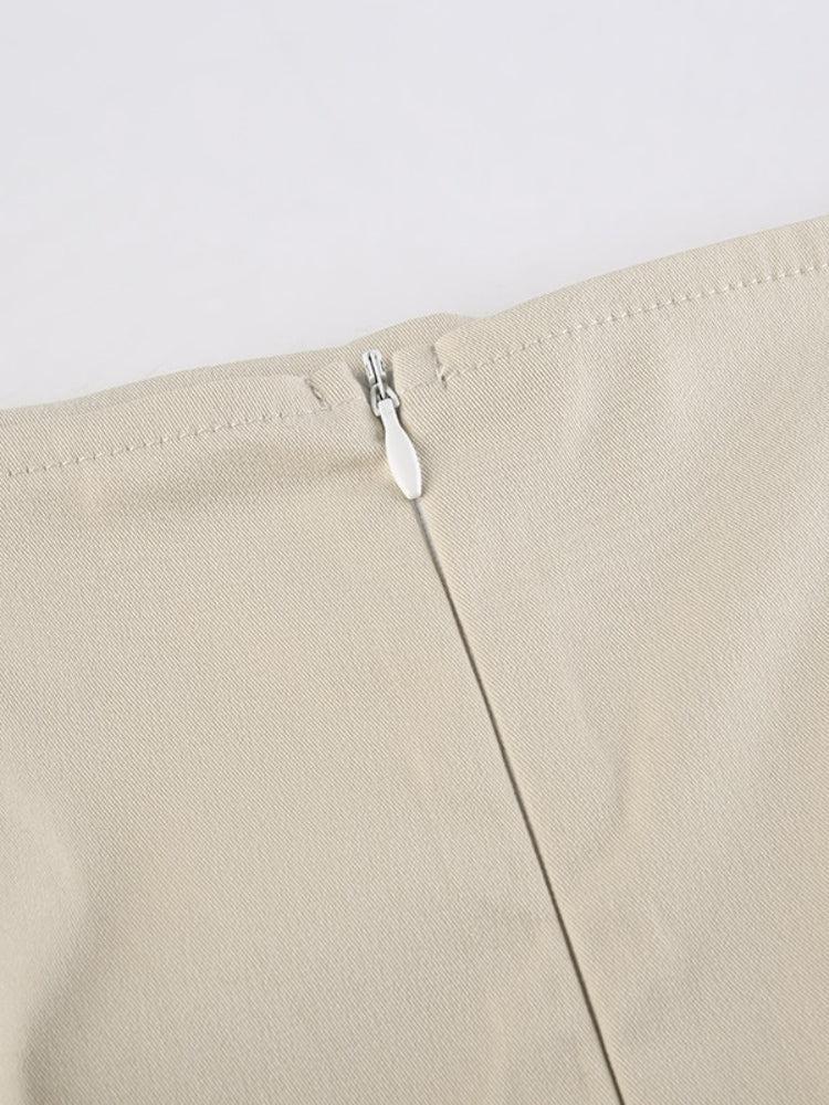 Style Core Aesthetics, New Style Trends - Drawstring Waist Parachute Maxi Skirt Style Core Aesthetics, New Style Trends - Drawstring Waist Parachute Maxi Skirt