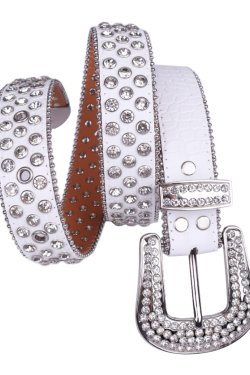 Style Core Aesthetics, New Style Trends - Drip Belt - White