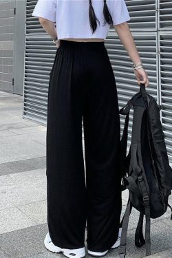 Style Core Aesthetics, New Style Trends - Elasticated Waist Butterfly Cut-Out Pants