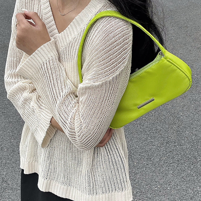 Style Core Aesthetics, New Style Trends - Elina | Mini Sac Baguette Nylon Style Core Aesthetics, New Style Trends - Elina | Mini Sac Baguette Nylon