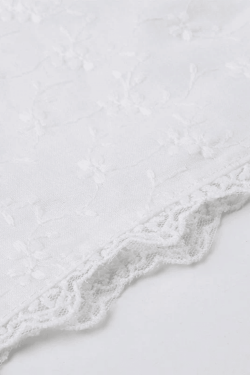 Style Core Aesthetics, New Style Trends - Embroidered Bow Lace Stitching Tank Top