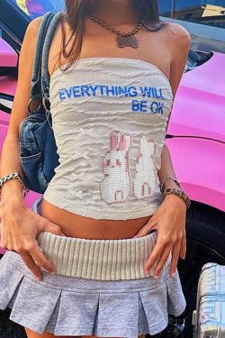Style Core Aesthetics, New Style Trends - Everything Will Be Ok Tube Top