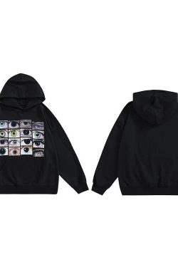 Style Core Aesthetics, New Style Trends - Eyes Hoodie