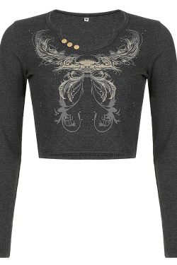 Style Core Aesthetics, New Style Trends - Fairy Grunge Aesthetic Crop Top