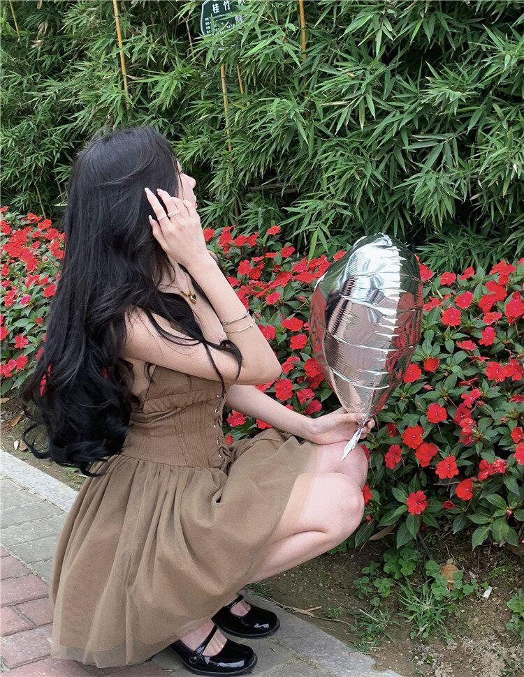 Style Core Aesthetics, New Style Trends - Fairy Grunge Corset Mini Dress Style Core Aesthetics, New Style Trends - Fairy Grunge Corset Mini Dress