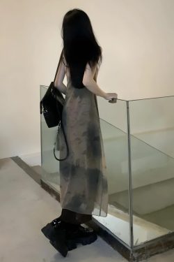 Style Core Aesthetics, New Style Trends - Fairy Grunge Forest Midi Dress