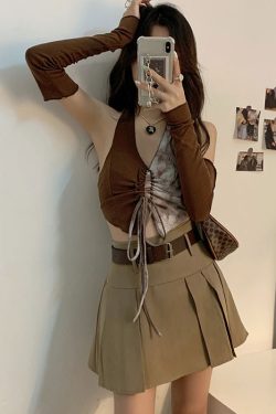 Style Core Aesthetics, New Style Trends - Fairycore Halter Top & Gloves Set