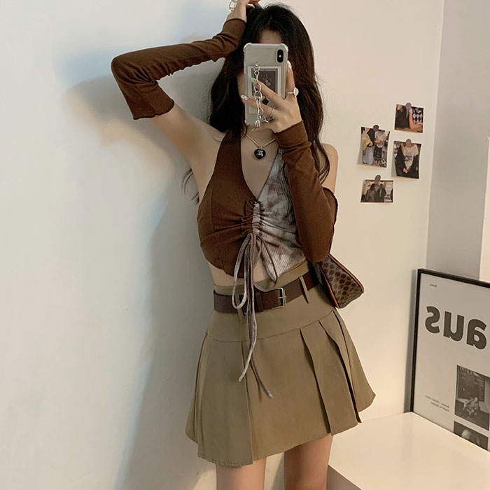 Style Core Aesthetics, New Style Trends - Fairycore Halter Top & Gloves Set Style Core Aesthetics, New Style Trends - Fairycore Halter Top & Gloves Set