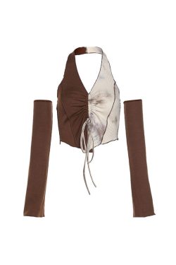 Style Core Aesthetics, New Style Trends - Fairycore Halter Top & Gloves Set