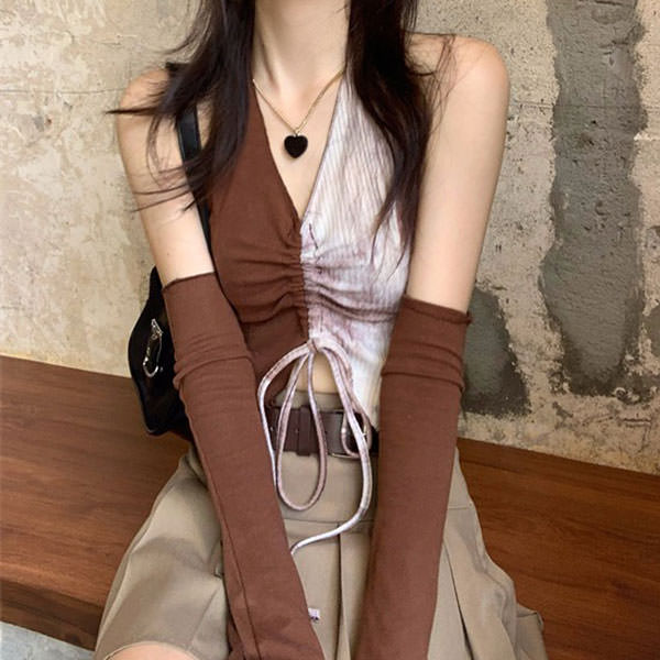 Style Core Aesthetics, New Style Trends - Fairycore Halter Top & Gloves Set Style Core Aesthetics, New Style Trends - Fairycore Halter Top & Gloves Set