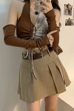 Style Core Aesthetics, New Style Trends - Fairycore Halter Top & Gloves Set