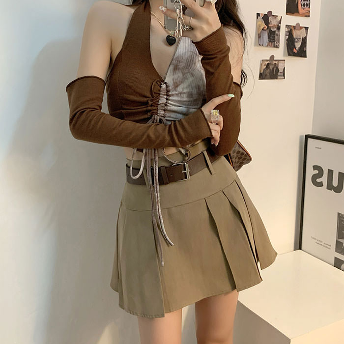 Style Core Aesthetics, New Style Trends - Fairycore Halter Top & Gloves Set Style Core Aesthetics, New Style Trends - Fairycore Halter Top & Gloves Set