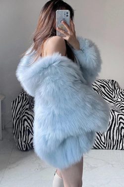 Style Core Aesthetics, New Style Trends - Faux Fur Hooded Jacket