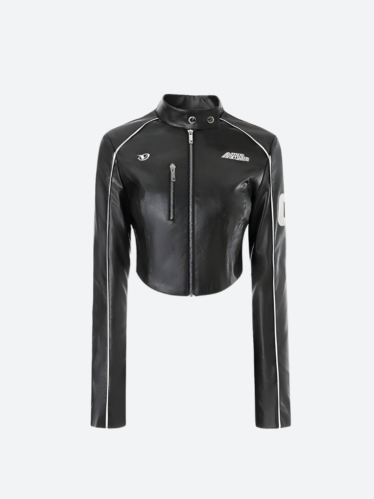 Style Core Aesthetics, New Style Trends - Faux Leather Biker Jacket Style Core Aesthetics, New Style Trends - Faux Leather Biker Jacket