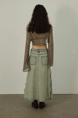 Style Core Aesthetics, New Style Trends - Fishnet Crop Shrug Sweater