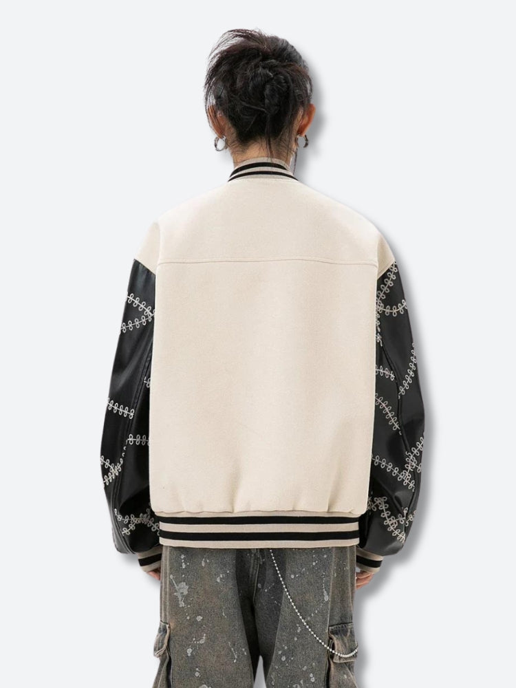 Style Core Aesthetics, New Style Trends - Floral Embroidered Bomber Jacket Style Core Aesthetics, New Style Trends - Floral Embroidered Bomber Jacket