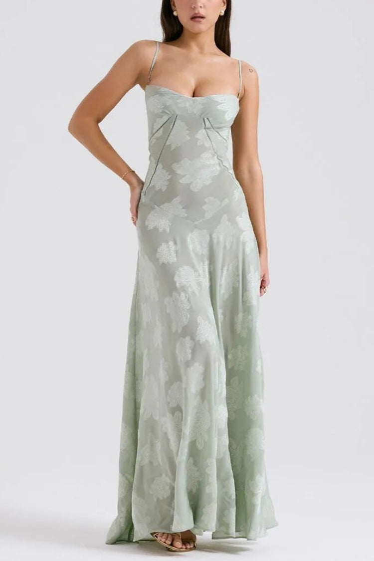 Style Core Aesthetics, New Style Trends - Floral Lace Up Maxi Dress Style Core Aesthetics, New Style Trends - Floral Lace Up Maxi Dress