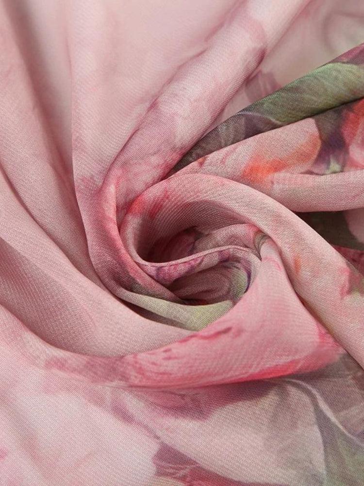 Style Core Aesthetics, New Style Trends - Floral Ruffled Mesh Mullet Skirt Style Core Aesthetics, New Style Trends - Floral Ruffled Mesh Mullet Skirt