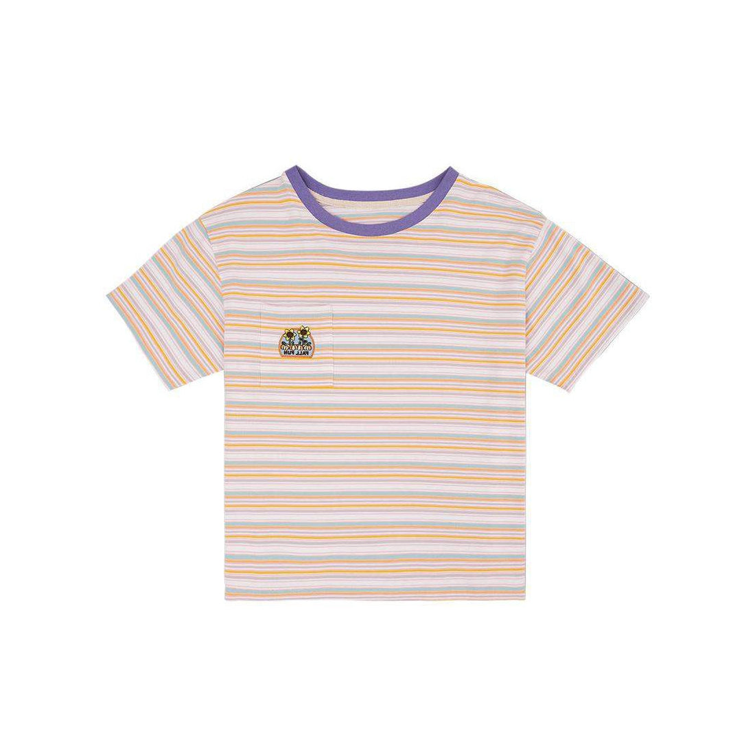 Style Core Aesthetics, New Style Trends - Flower Striped Tee Style Core Aesthetics, New Style Trends - Flower Striped Tee
