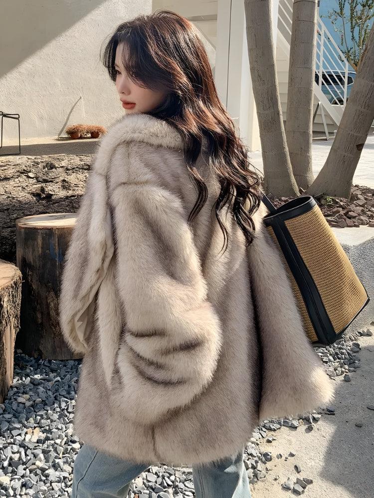 Style Core Aesthetics, New Style Trends - Fluffy Faux Fur Jacket Style Core Aesthetics, New Style Trends - Fluffy Faux Fur Jacket