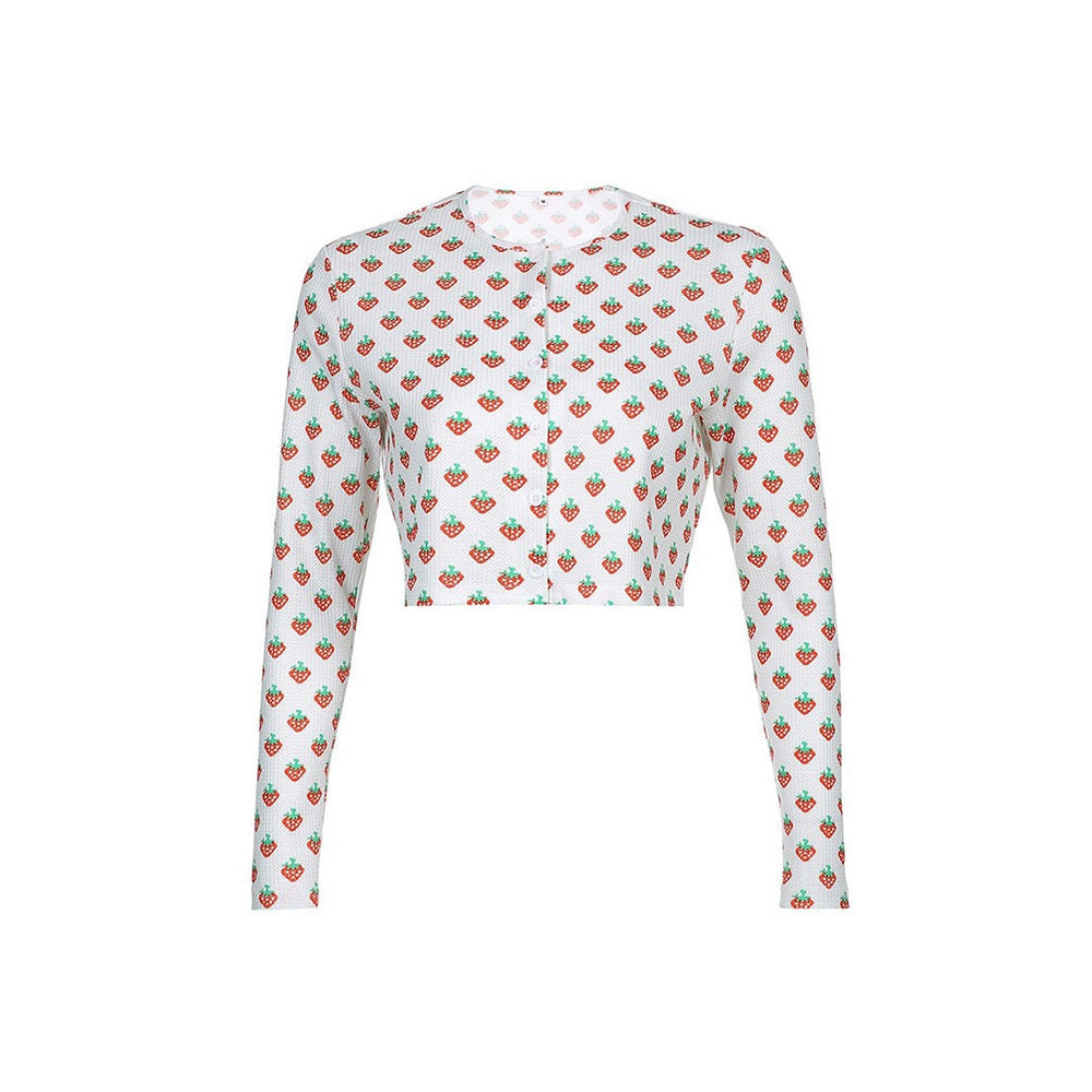 Style Core Aesthetics, New Style Trends - Foreva Strawberry Fields Cardigan Style Core Aesthetics, New Style Trends - Foreva Strawberry Fields Cardigan