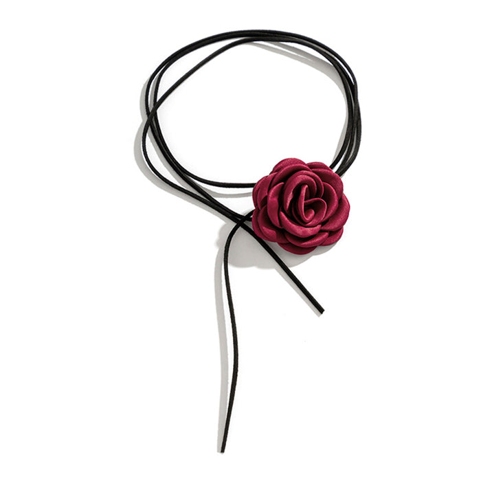 Style Core Aesthetics, New Style Trends - French Girl Rose Choker Style Core Aesthetics, New Style Trends - French Girl Rose Choker