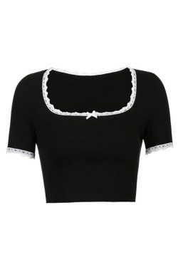 Style Core Aesthetics, New Style Trends - French Maid Crop Top