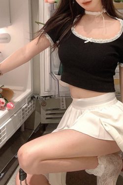 Style Core Aesthetics, New Style Trends - French Maid Crop Top