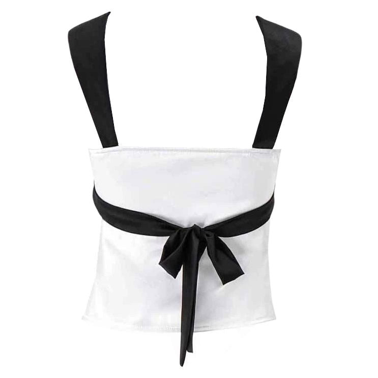 Style Core Aesthetics, New Style Trends - French Maid Satin Top Style Core Aesthetics, New Style Trends - French Maid Satin Top