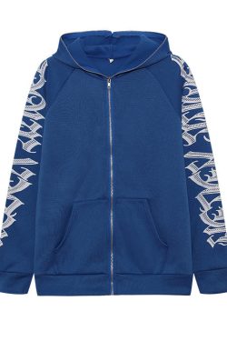 Style Core Aesthetics, New Style Trends - Full zip bleu