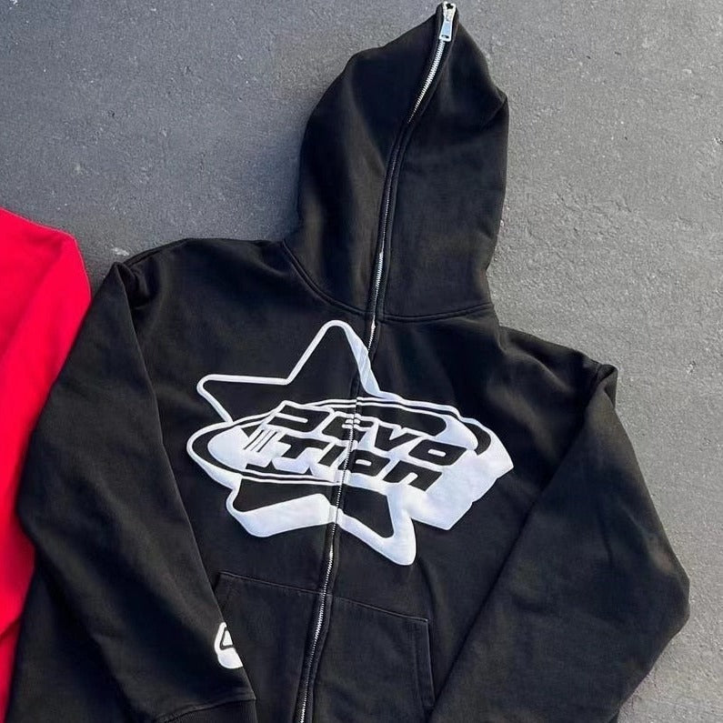 Style Core Aesthetics, New Style Trends - Full zip noir Style Core Aesthetics, New Style Trends - Full zip noir