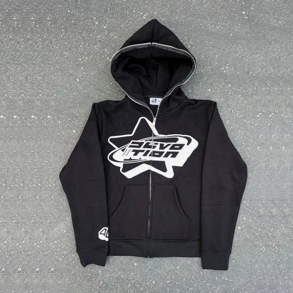 Style Core Aesthetics, New Style Trends - Full zip noir Style Core Aesthetics, New Style Trends - Full zip noir