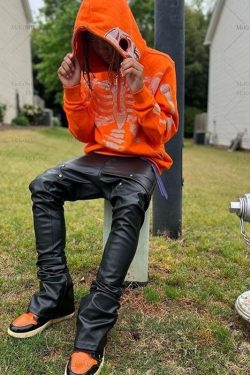 Style Core Aesthetics, New Style Trends - Full zip orange