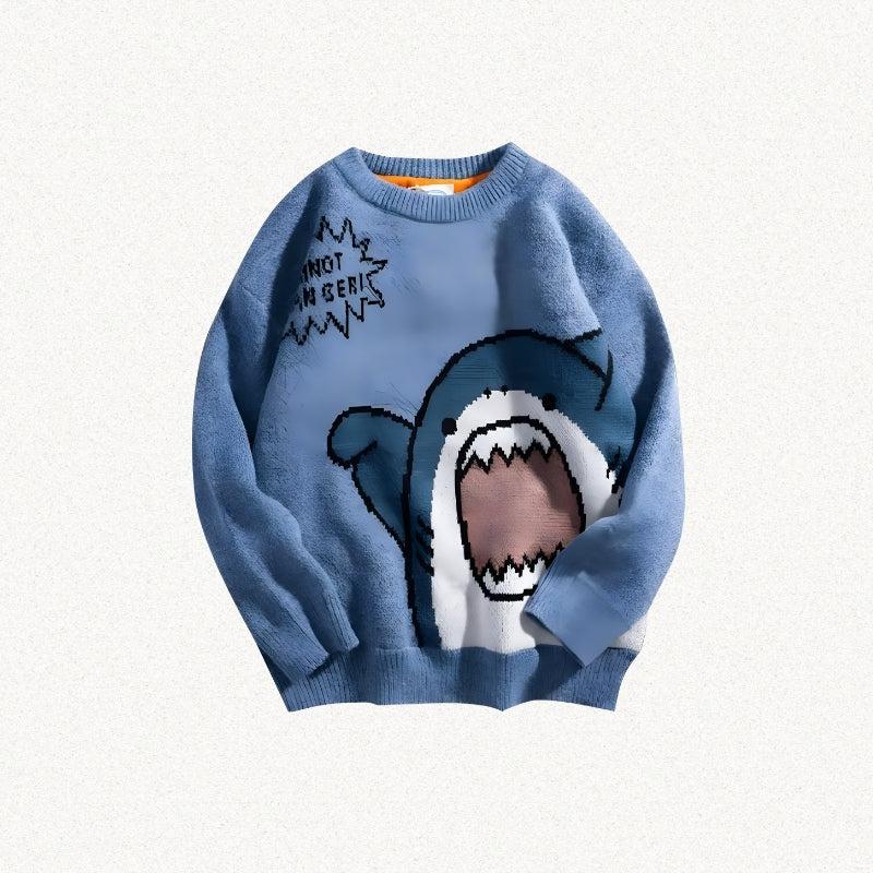 Style Core Aesthetics, New Style Trends - Funny Shark Knitted Sweater Style Core Aesthetics, New Style Trends - Funny Shark Knitted Sweater