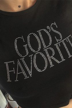Style Core Aesthetics, New Style Trends - God's Favorite Crop Top