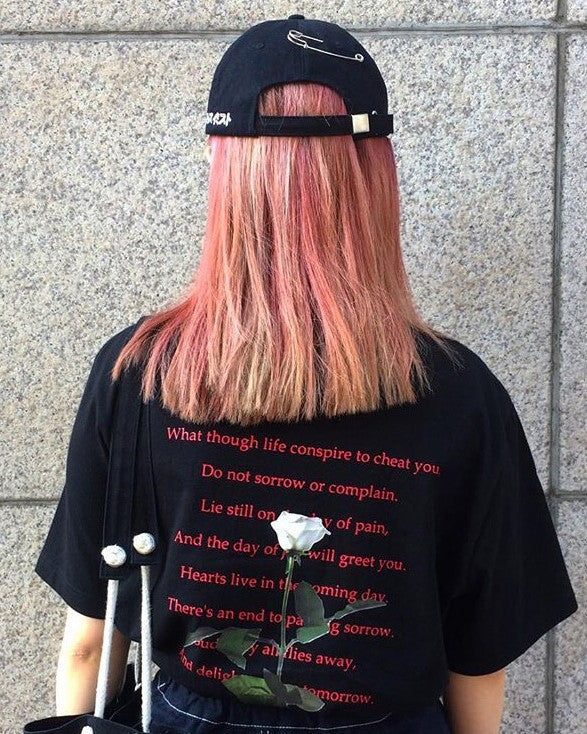 Style Core Aesthetics, New Style Trends - Goth Rose T-Shirt Style Core Aesthetics, New Style Trends - Goth Rose T-Shirt