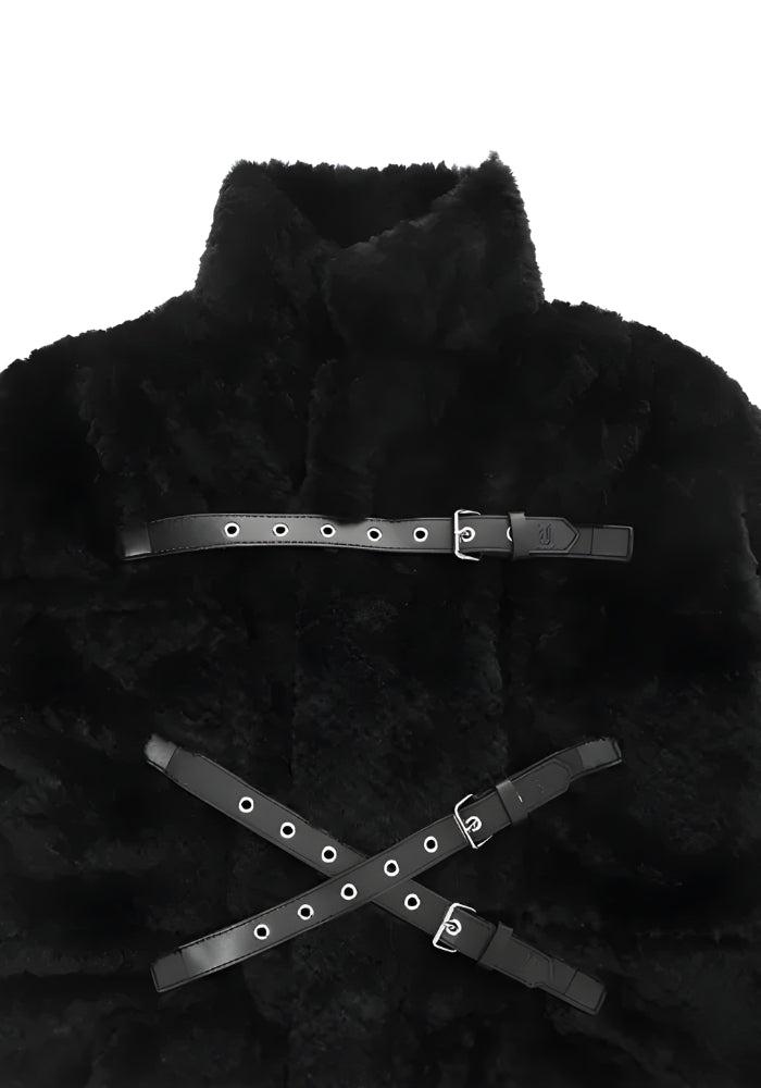 Style Core Aesthetics, New Style Trends - Gothic Faux Fur Fluffy Long Jacket Style Core Aesthetics, New Style Trends - Gothic Faux Fur Fluffy Long Jacket