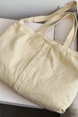 Style Core Aesthetics, New Style Trends - Grand sac à bandoulière Vintage Wash