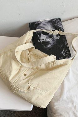 Style Core Aesthetics, New Style Trends - Grand sac à bandoulière Vintage Wash