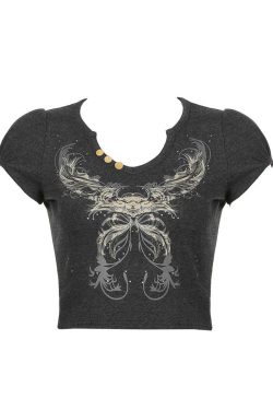 Style Core Aesthetics, New Style Trends - Grunge Aesthetic Crop Top