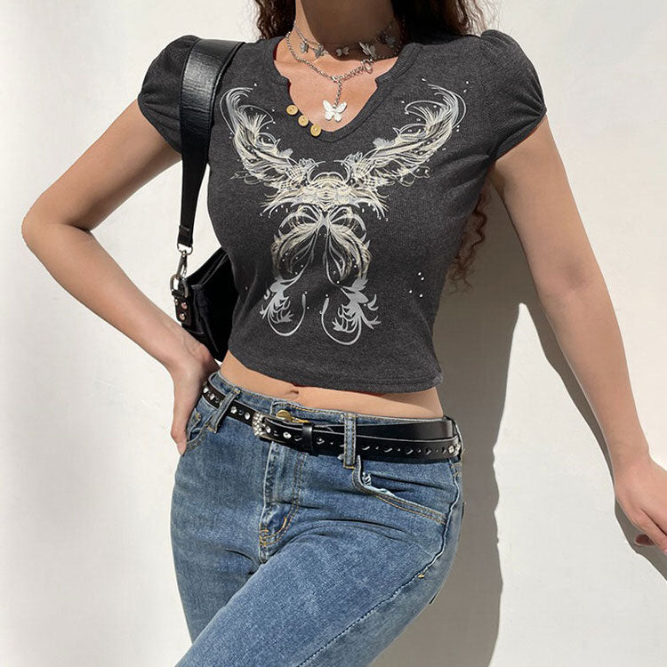 Style Core Aesthetics, New Style Trends - Grunge Aesthetic Crop Top Style Core Aesthetics, New Style Trends - Grunge Aesthetic Crop Top