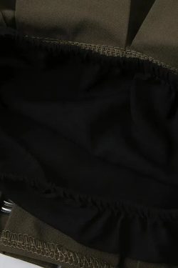 Style Core Aesthetics, New Style Trends - Grunge Belted Extra Mini Skirt