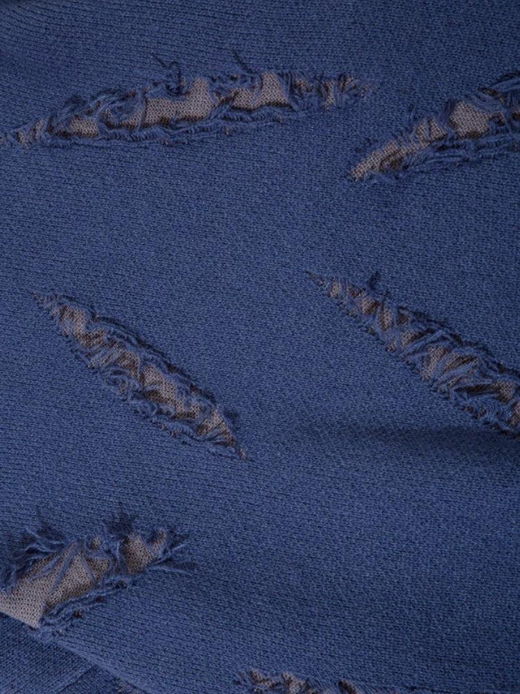 Style Core Aesthetics, New Style Trends - Grunge Claw Distressed Knitted Sweater Style Core Aesthetics, New Style Trends - Grunge Claw Distressed Knitted Sweater