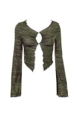 Style Core Aesthetics, New Style Trends - Grunge Fairy Long Sleeve Top