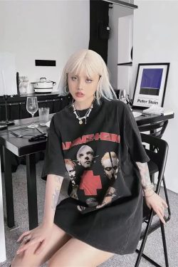 Style Core Aesthetics, New Style Trends - Grunge Rammstein Tee