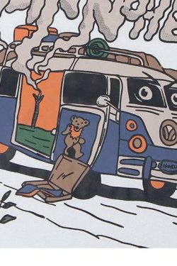 Style Core Aesthetics, New Style Trends - 'Happy camper' T shirt