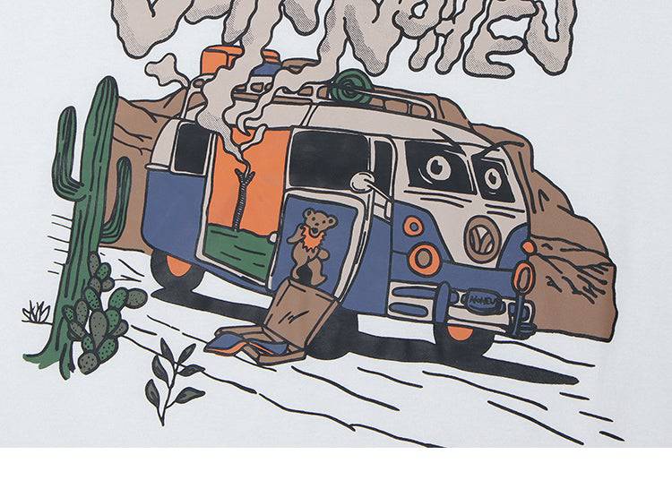 Style Core Aesthetics, New Style Trends - 'Happy camper' T shirt Style Core Aesthetics, New Style Trends - 'Happy camper' T shirt