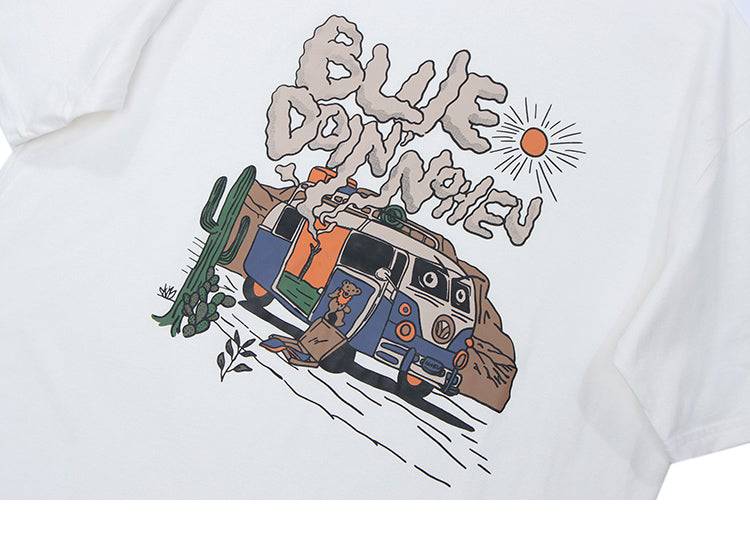 Style Core Aesthetics, New Style Trends - 'Happy camper' T shirt Style Core Aesthetics, New Style Trends - 'Happy camper' T shirt