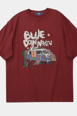 Style Core Aesthetics, New Style Trends - 'Happy camper' T shirt